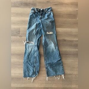 Zara High Waisted Baggy Jeans